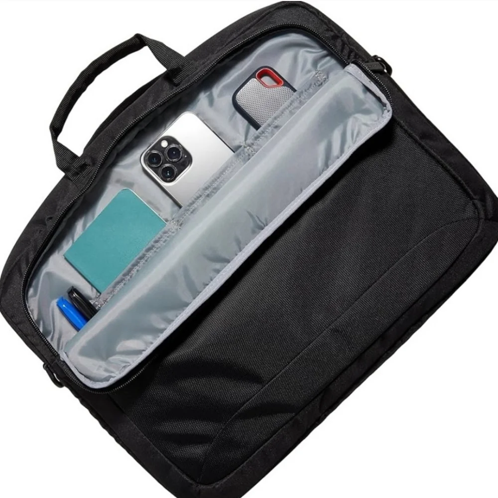 Amazon Basics 15 Inch Laptop Computer Shoulder Bag, Black